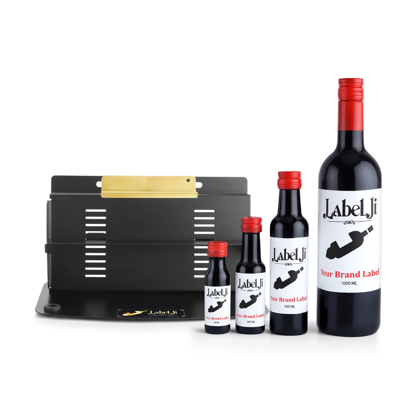 Labelji Label Applicator for Round Bottels & jar (30ML to 1000ML)