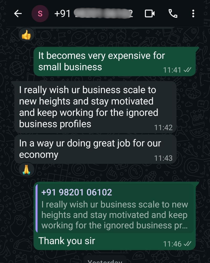 Customer review 6