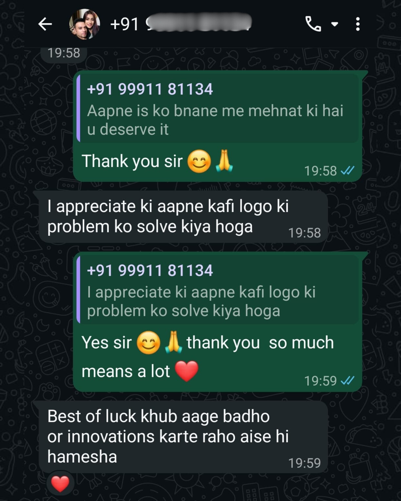 Customer review 1